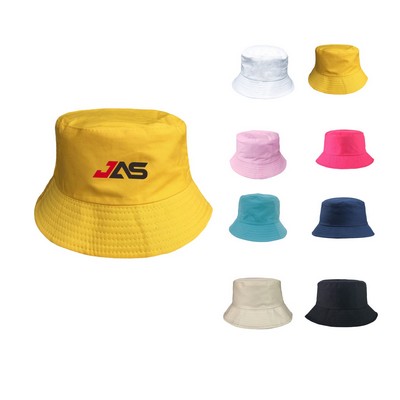 Cotton Fisherman's Hat with Wide Brim