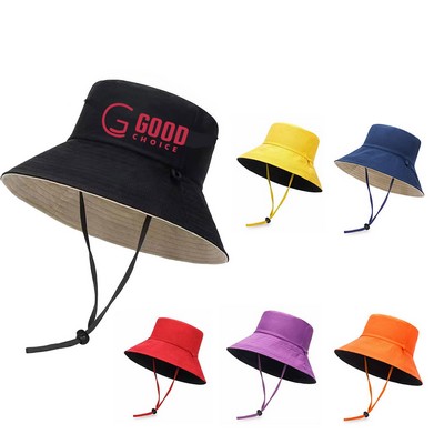 Unisex Double Side Wear Sun Bucket Hat