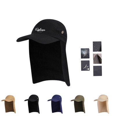 UPF 50+ Ultra Sun Protection Hat with Detachable Neck Flap