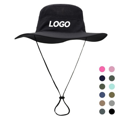 Broad Rim UV-Resistant Sun Bucket Hat