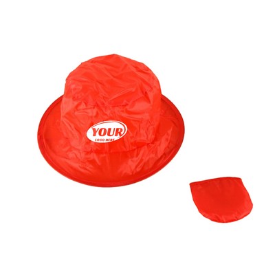 Polyester Folding Fisherman Hat with Pouch
