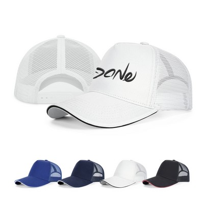5-Panel Trucker Cap With Sandwich Visor